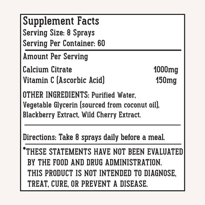 Calcium Citrate Mist